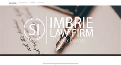 Desktop Screenshot of imbriefamilylaw.com